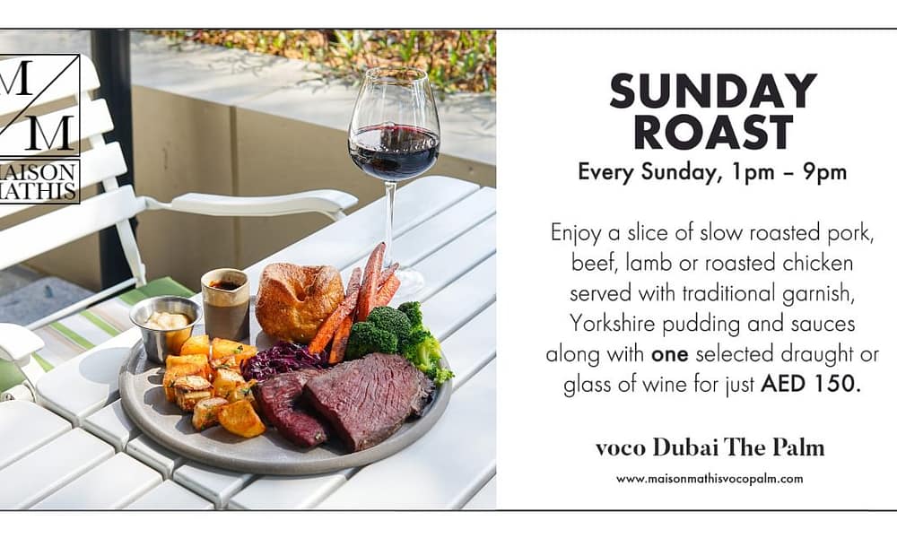 Sunday Roast Dubai Calendar