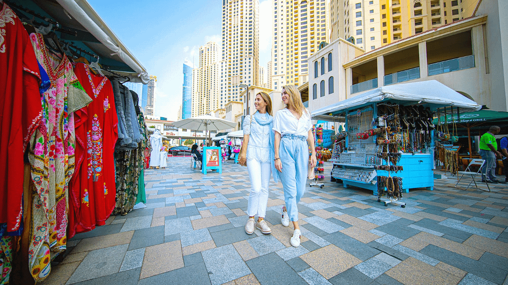 Head out on an evening walk in JBR