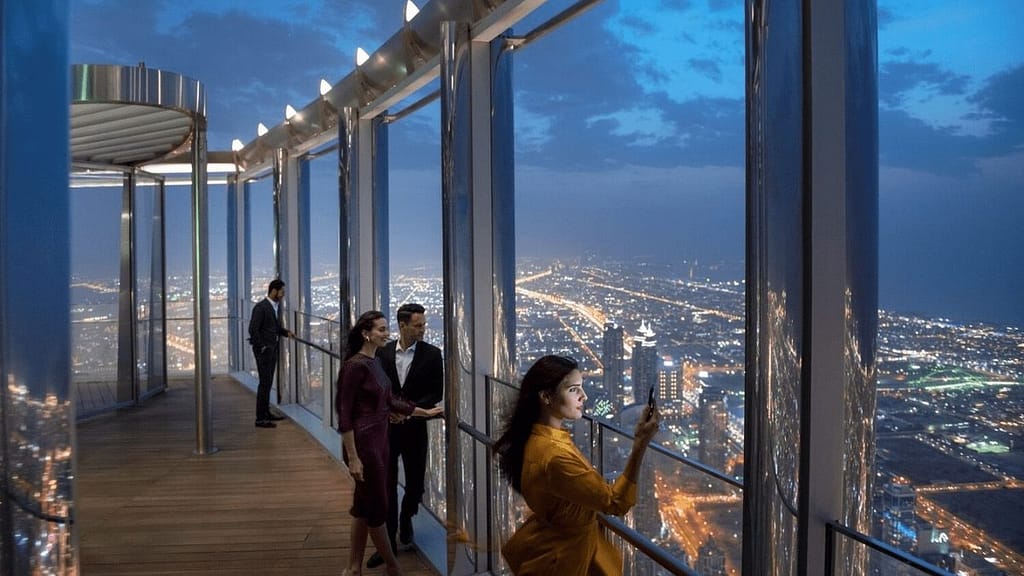 observation deck at Burj Khalifa