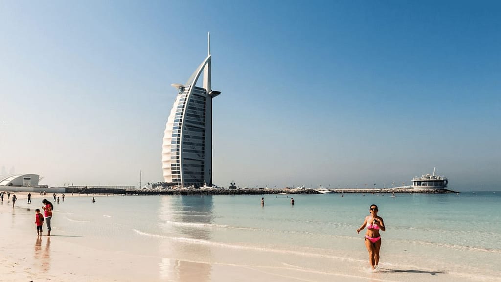 Dubai for Swimming pools, beaches, parks